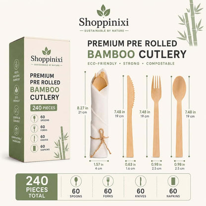 Shoppinixi Bamboo spoon/cutlery (photo 2)