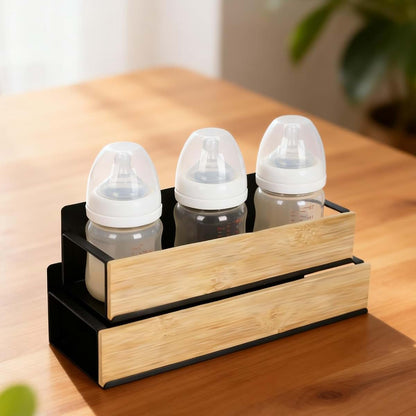 BabyOneStop Magnetic Baby Bottle Organizer Set for Fridge