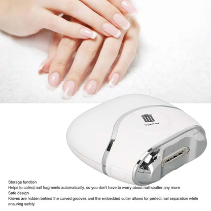 Leopacat Electric Nail Clipper, Clippers for Adults Automatic Polisher Storage Integrated File Scissors Trimmer Compact (photo 2)