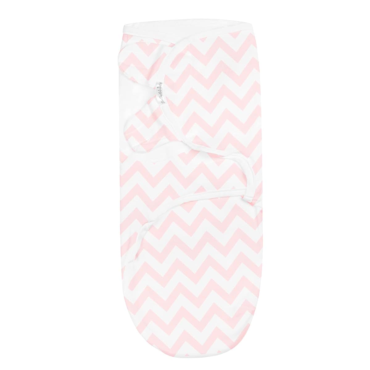BaeBae Goods Pink Bicycles Swaddle Blanket Wrap S/M for Girls 0-3 Months