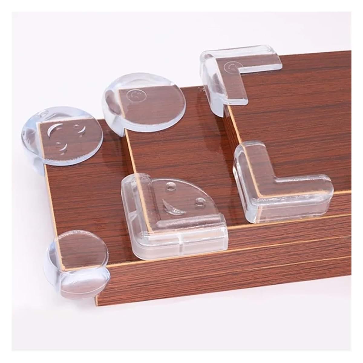 Ywzbql L-Shaped Silicone Transparent Table Corner Edge Guards