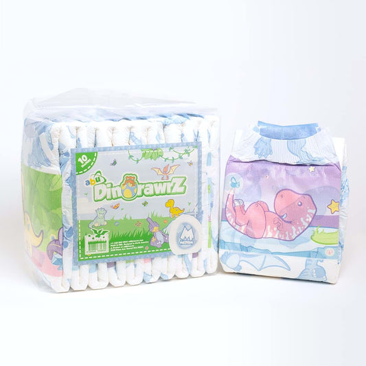 AB Universe ABUniverse DinoRawrZ Diapers (Extra Large)
