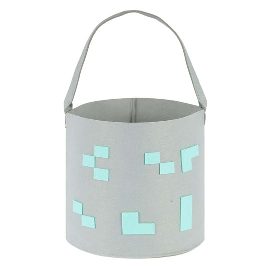 Seeiuua Easter Basket with Handles for boy Kids, Happy Easter Gift for Easter Egg Hunts Decorations Candy Gifts Storage