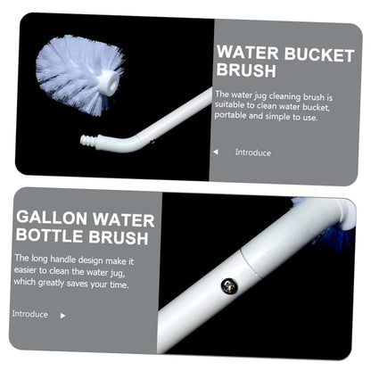 Popetpop 2-Piece Water Jug Brush for Cleaning Bottles and Buckets