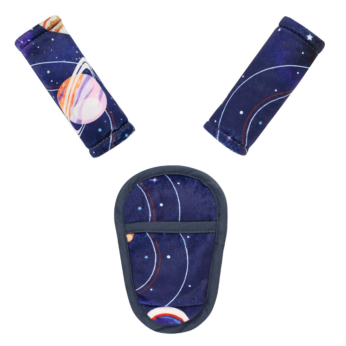SWESEN Baby Car Seat Strap Covers, Soft Minky Fabric Shoulder Pads