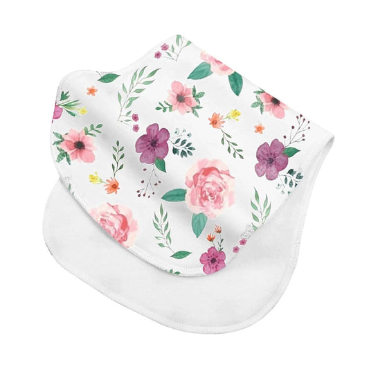 Psdndeww Portable Baby Burp Cloth with 2-Layer Absorbent and Soft Design