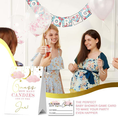 JIRIM-BEUTY Guess How Many Candies Baby Shower Game Set (photo 4)