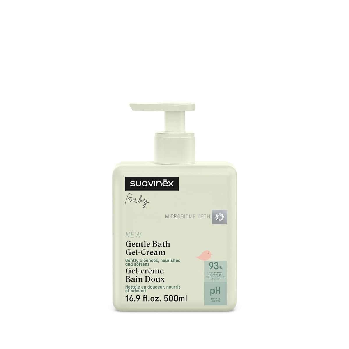 Suavinex Gentle Bath Gel Cream Shampoo For Newborn Baby Wash