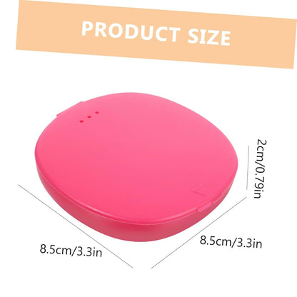 Hoement 2pcs Silicone Organizer Box for Period Disc and Pad Storage