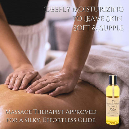 Lemon Eucalyptus Massage & Body Oil | 4 Oz Plant-Based Essential Oil Scented