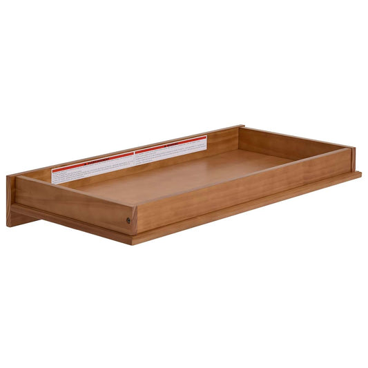 Evolur Mini Changing Tray in Sedona - Wood Dresser Topper with Storage