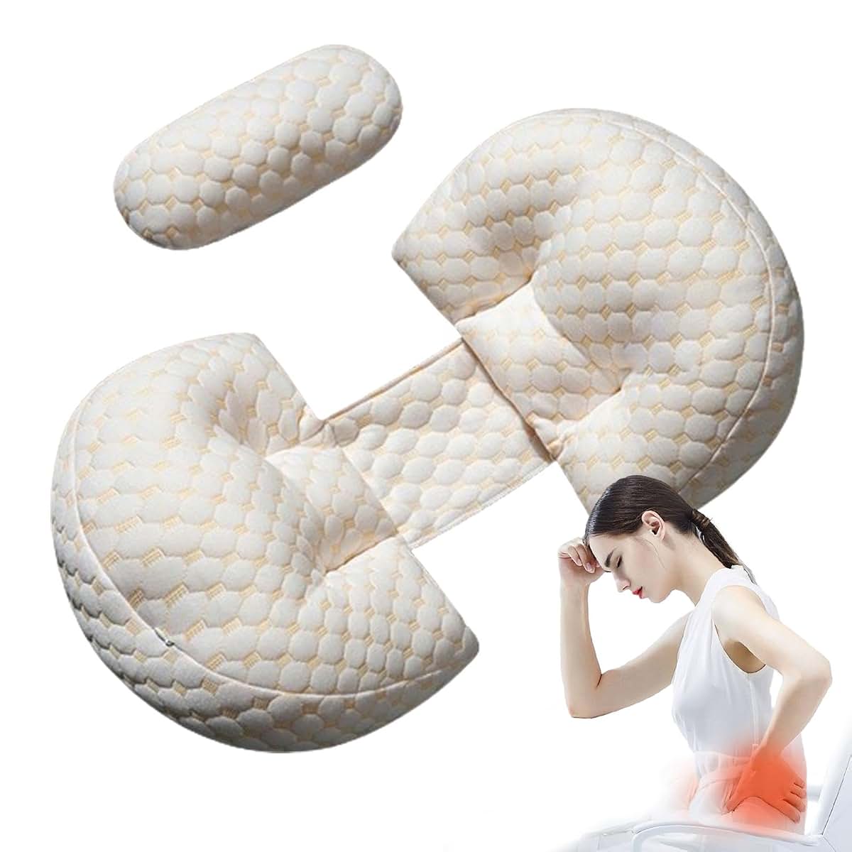CENRF Maternity Pillow for Pregnant Women Ergonomic Breathable Pregnancy Supplies (photo 2)