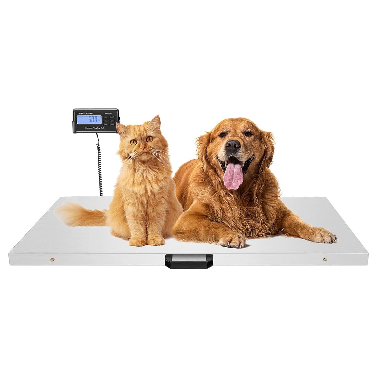 BabyOneStop Electronic Stainless Steel Pet Scale For Large Animals 1102lbs