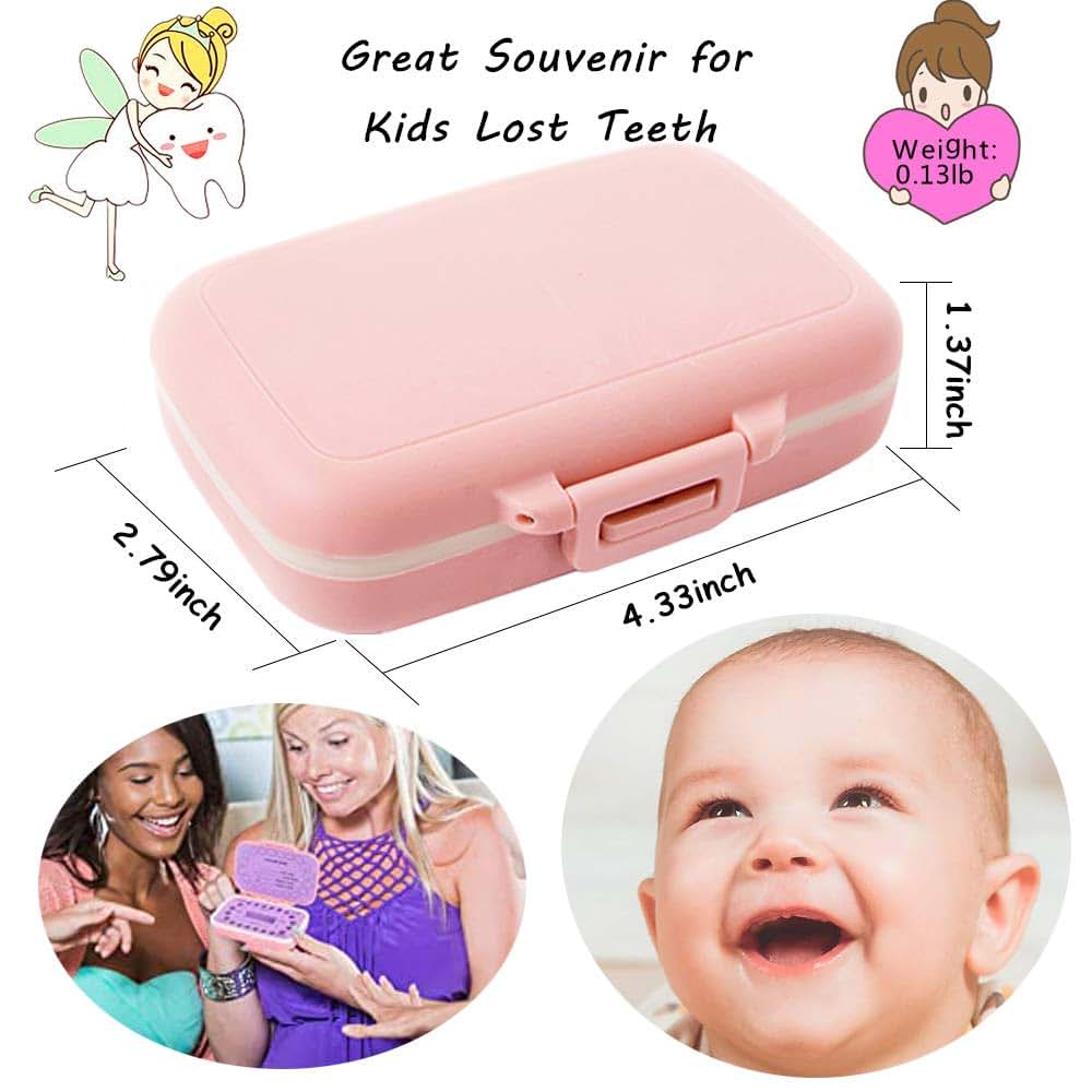 AGANS WANONEE Baby Teeth Keepsake Box - Pink (photo 2)