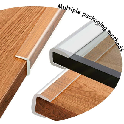 GMCPM Rubber Clear Edge Trim U-Shape Channel Edge Trim Scratch-Proof Edge Protector Countertop Edge Banding Fit for (photo 3)