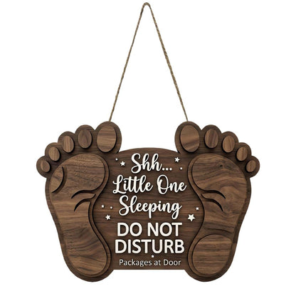XJYHDY Baby Sleeping Sign for Front Door
