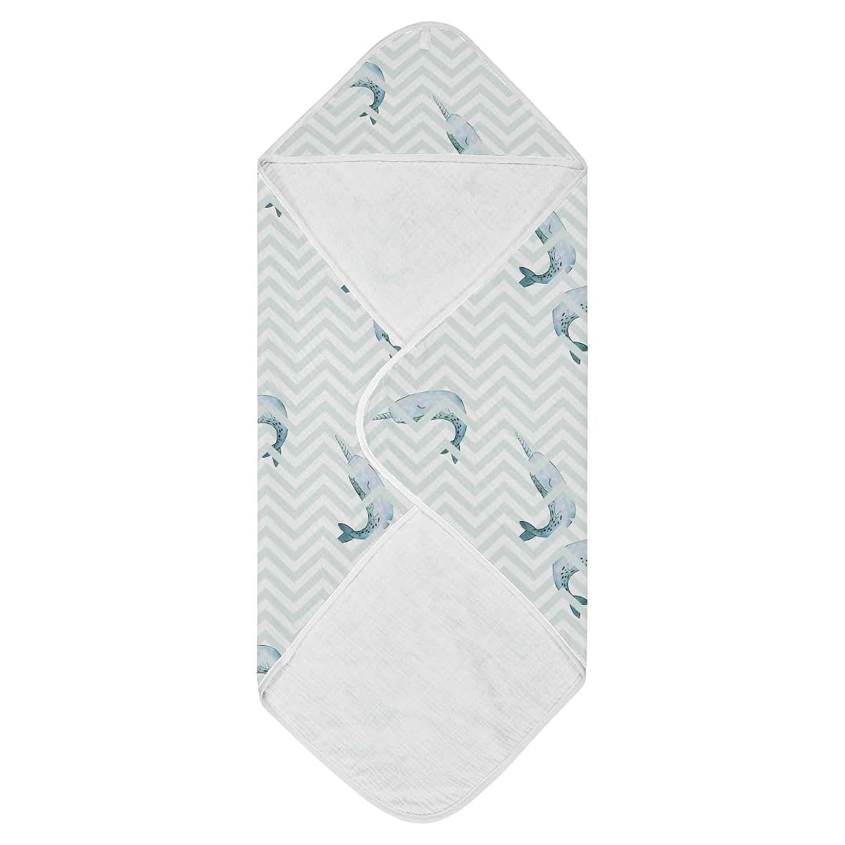 Kigai Baby Hooded Towel 4-Layer Muslin Cotton 35x35