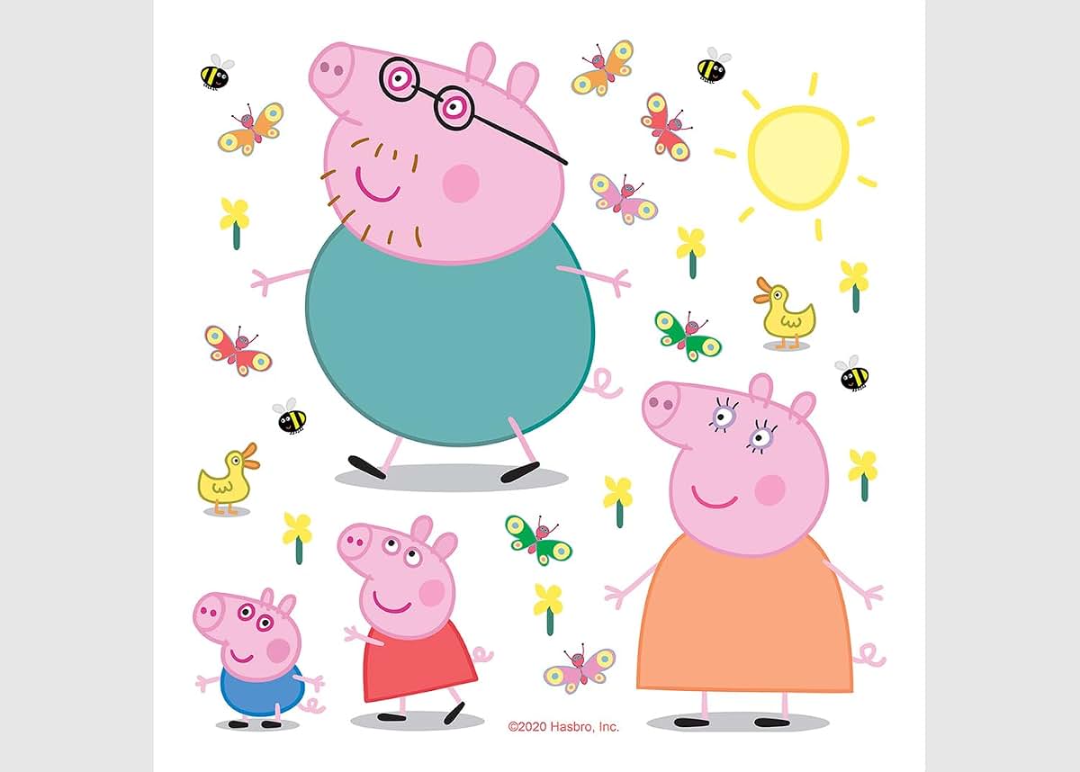 AG Design Peppa Pig Classic Children's Room Wall Stickers