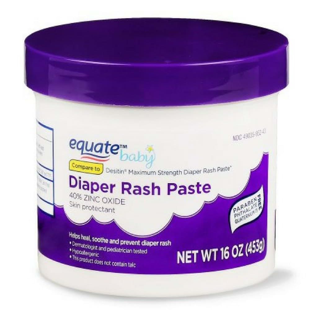 Equate Baby Equate Maximum Strength Diaper Rash Relief, 16 oz (Pack of 3) (photo 2)