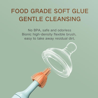BAOK Electric Bottle Cleaning Brush Rotating Silicone Cleaner (photo 4)