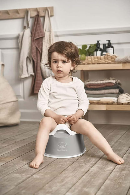 BabyBjörn Smart Potty for Portable Use in Gray/White