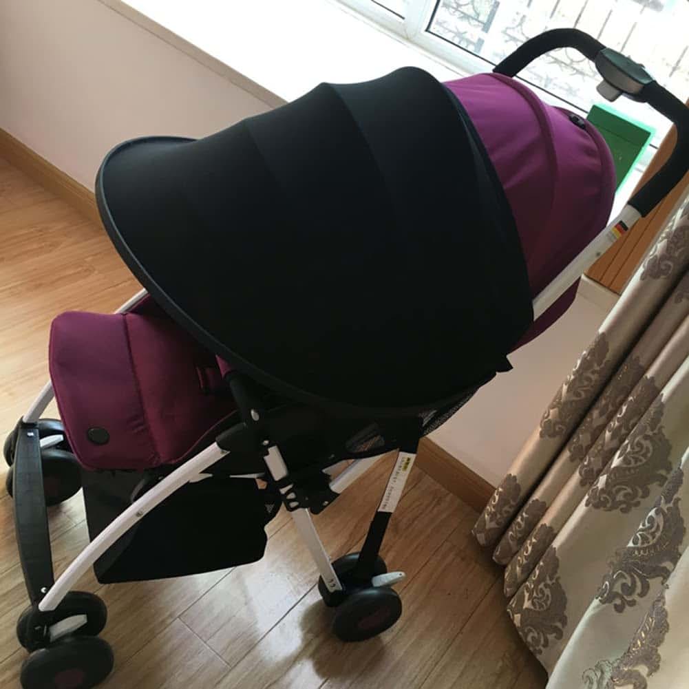 Worparsen Stroller Sun Shade and Mosquito Net for Joggers and Strollers, Purple (photo 3)