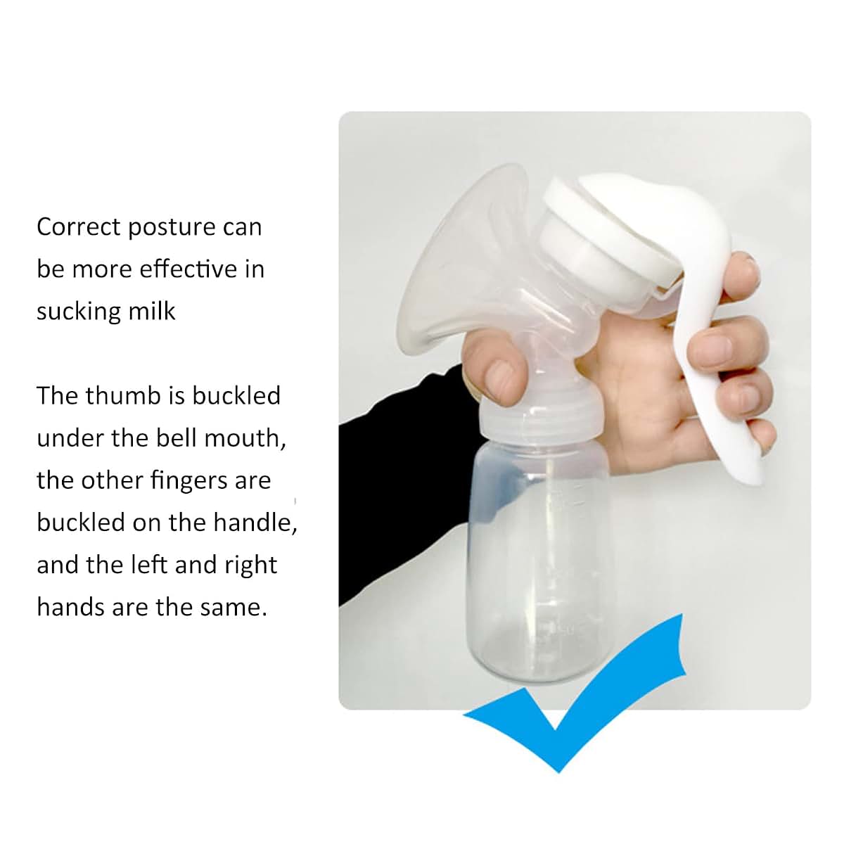 Shanrya Manual Breast Pump With Ergonomic Handle (photo 3)