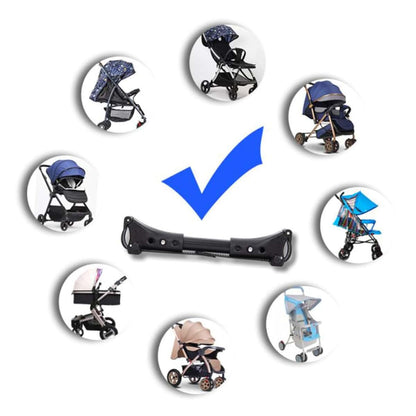 Stroller Connector: Aluminum Dual Stroller Link for Outdoor Use