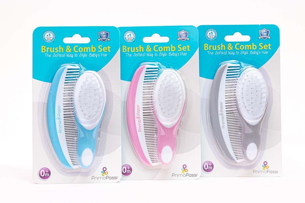 Primo Passi Baby Hair Brush and Comb Set