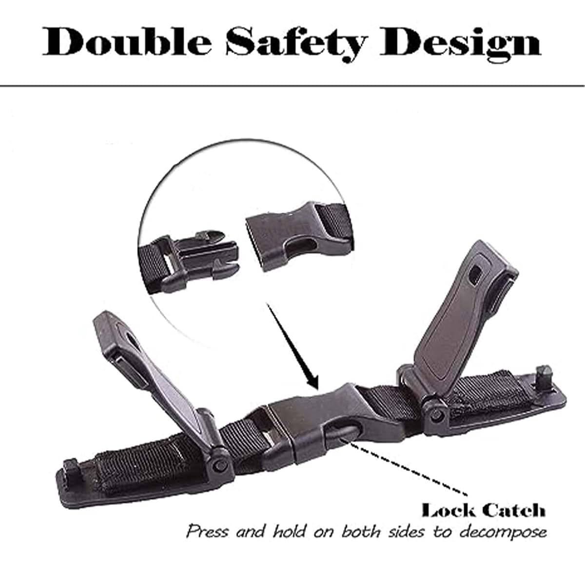 BabyOneStop Universal Replacement Child Seat Chest Harness Clip