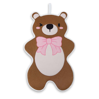 YooxArmor Baby Bath Pad - Washer-Safe Bear Seat, Non-Slip Cushion for Newborns to 6 Months+, Brown