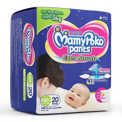 MamyPoko Pants Extra Absorb Diapers, New Born (Pack of 18) (photo 3)
