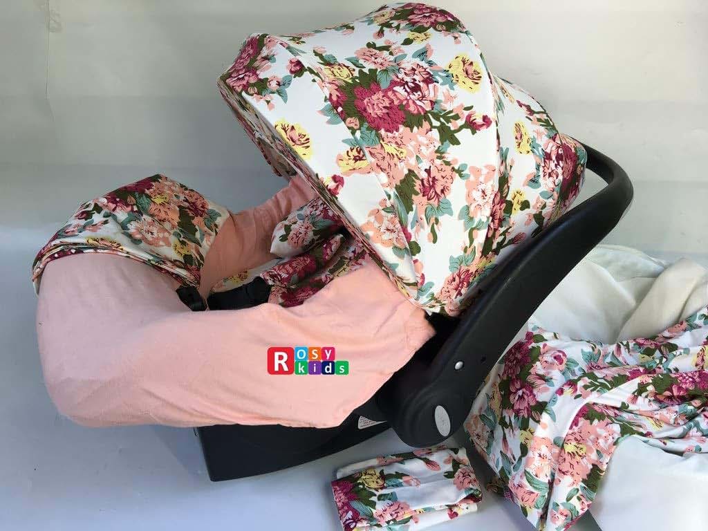 9-Piece Infant Car Seat Accessory Set | Canopy, Cover, & Scarf Kit