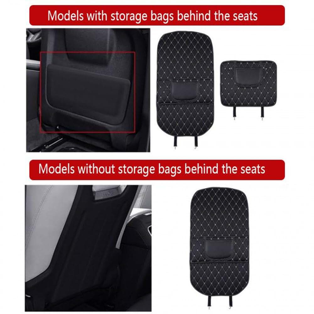 MZYLW 2 Pcs Car Seat Back Anti Kick Pad for Volvo (photo 4)