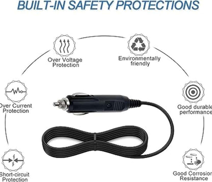 Marg Car DC Adapter for Ameda Purely Yours Breast Pump, 12V Car Lighter Power Supply