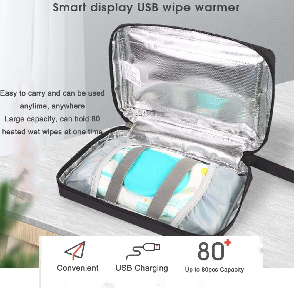 Eriqkca Portable Car Wipes Heater Warmer With Digital Display (photo 3)