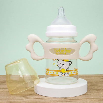 TNNOKL Food Grade Silicone Transitional Cup Handles for Milk Bottles Baby Feeding Bottle Trainer (photo 4)