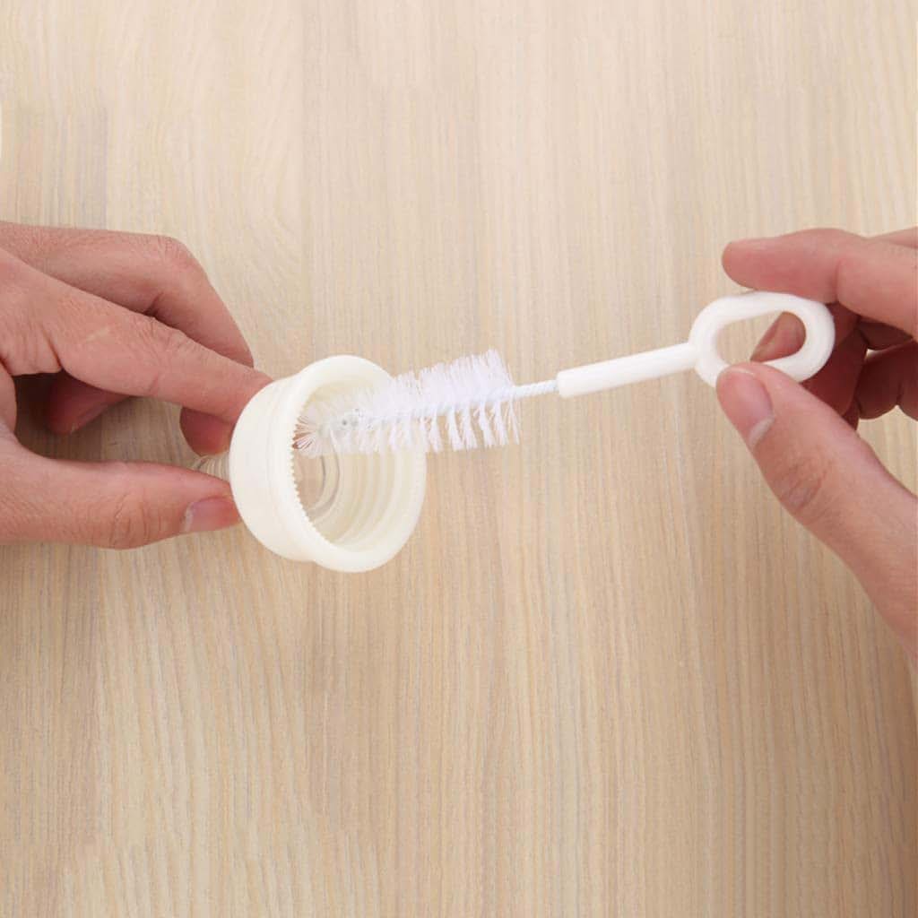 Qsvbeeqj 5 Pcs Nipple Bottle Brushes Baby Bottle Nipple for Extra Dense Bristles Baby Pacifier Easy On Cutting Dies for (photo 4)