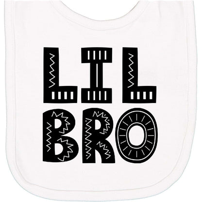 Lil Bro Newborn Bib 100% Combed Ringspun Cotton