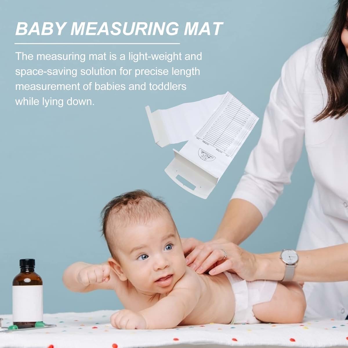 Yardenfun Infant Height Measure Tool Safe Measuring Mat