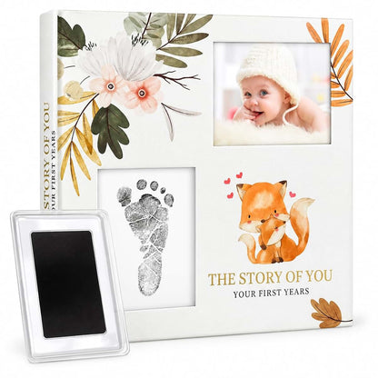 Schulsmart Baby Memory Book For Girl Or Boy With Ink Pad