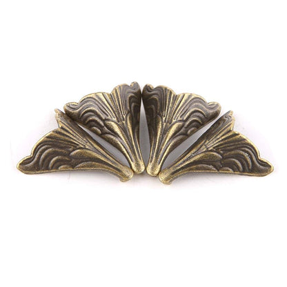 Nigubwo 8Pcs Antique Corner Protectors Bronze Tone