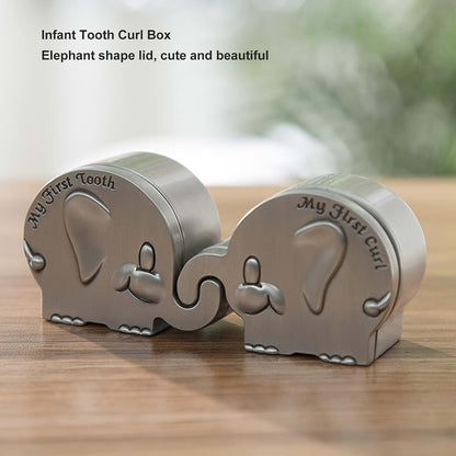 Sorandy Baby Teeth Keepsake Box, First Tooth and Elephant Shape Keepsake Box, Kids Teeth Fairy Organizer Containter (photo 2)
