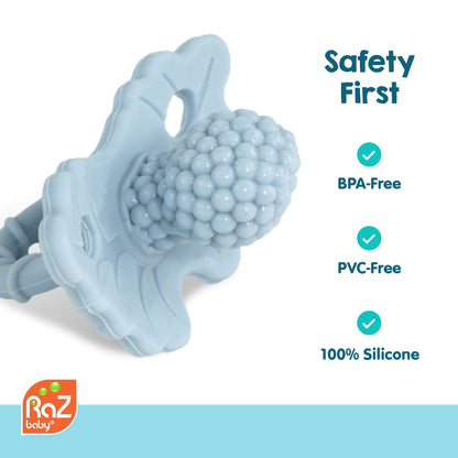 RaZbaby RaZberry Silicone Teether Pacifier