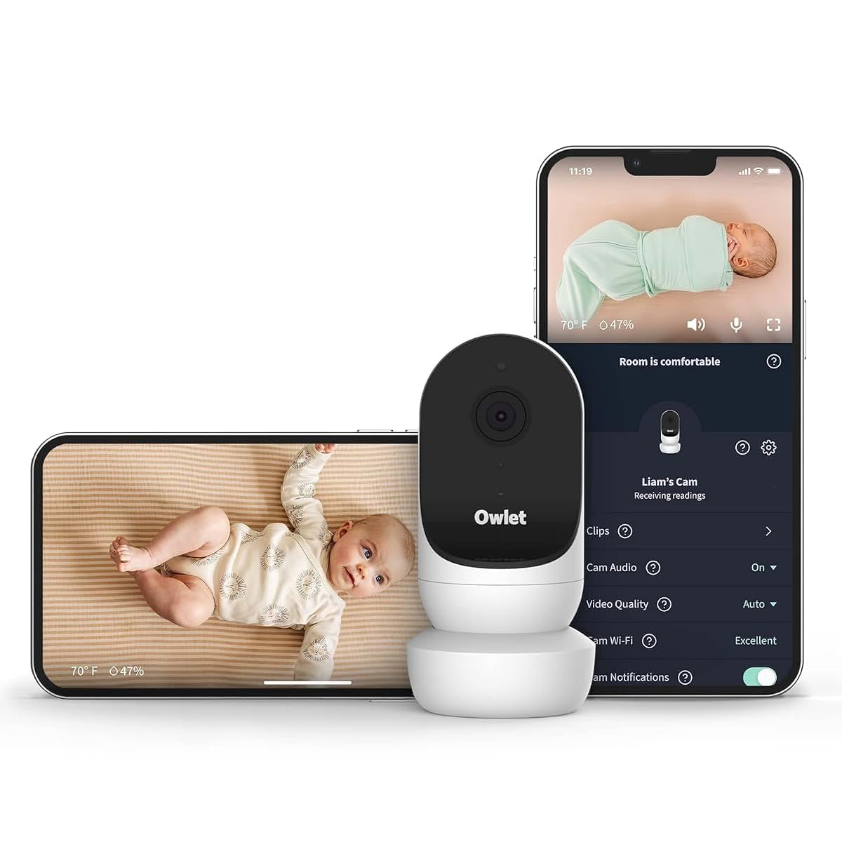 Owlet Cam 2 Smart Baby Monitor - HD Video Camera with Night Vision
