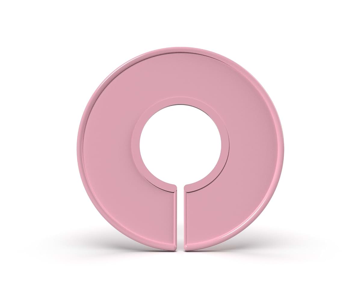 Discount Sizing Clothing Rack Size Dividers Blank Baby Pink Round - 20 Pack
