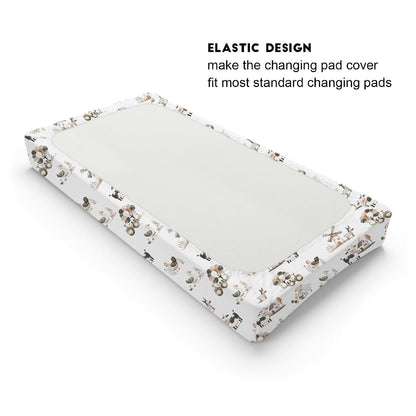 Kastlee Farm Animals Changing Pad Cover