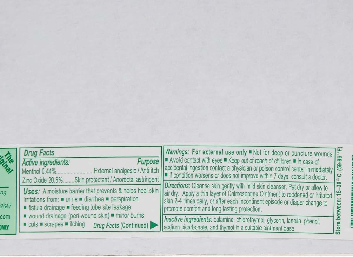 Calmoseptine Diaper Rash Ointment Jar - 2.5 Oz by Calmoseptine (photo 2)