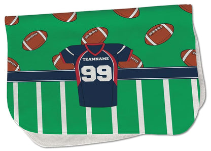 Baby Milano Personalized Football Jersey Burp Cloth - Fleece