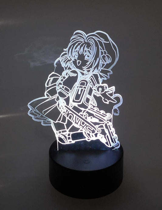 WS Designs Card Captor Sakura Anime 3D Effect Acrylic LED Night Lamp
